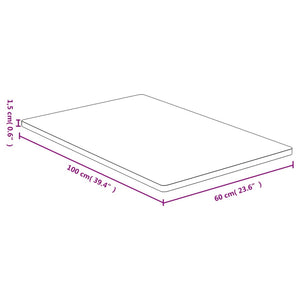 Επιφάνεια Τραπεζιού 60x100x1,5 από Μπαμπού - Pakobazaar