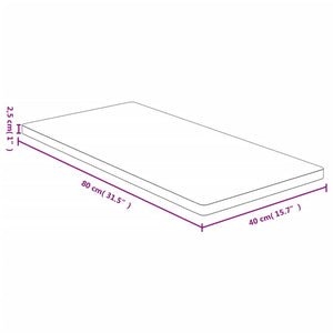 Επιφάνεια Τραπεζιού 40 x 80 x 2,5 από Μπαμπού - Pakobazaar