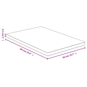 Επιφάνεια Τραπεζιού 40x60x2,5 από Μπαμπού - Pakobazaar