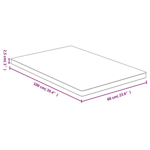 Επιφάνεια Τραπεζιού 60x100x2,5 από Μπαμπού