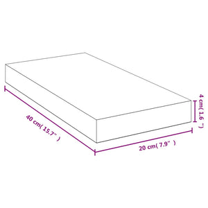 Ράφι Τοίχου 40x20x4 εκ. από Μπαμπού