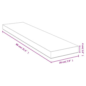 Ράφι Τοίχου 80x20x4 εκ. από Μπαμπού
