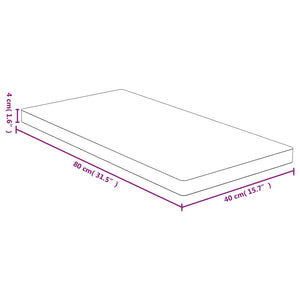 Σανίδα Κοπής 80 x 40 x 4 εκ. από Μπαμπού