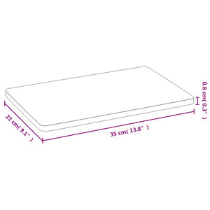 Πιάτα Πρωινού 6 Τεμ. 35 x 23 x 0,8 εκ. από Μπαμπού