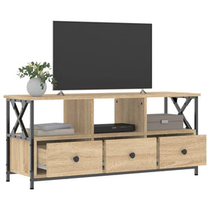 Έπιπλο Τηλεόρασης Sonoma Δρυς 102x33x45 εκ. Επεξ. Ξύλο/Σίδερο