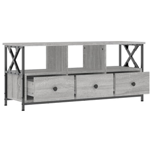 Έπιπλο Τηλεόρασης Sonoma Γκρι 102x33x45 εκ. Επεξ. Ξύλο/Σίδερο