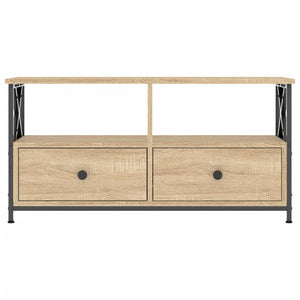 Έπιπλο Τηλεόρασης Sonoma Δρυς 90x33x45 εκ. Επεξ. Ξύλο/Σίδερο - Pakobazaar