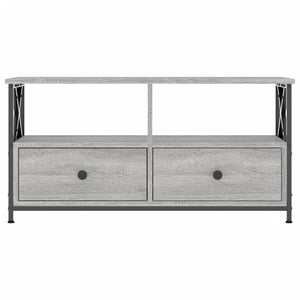Έπιπλο Τηλεόρασης Sonoma Γκρι 90x33x45 εκ. Επεξ. Ξύλο/Σίδερο