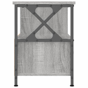 Έπιπλο Τηλεόρασης Sonoma Γκρι 90x33x45 εκ. Επεξ. Ξύλο/Σίδερο