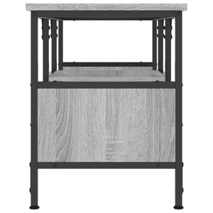 Έπιπλο Τηλεόρασης Sonoma Γκρι 100x35x45 εκ. Επεξ. Ξύλο/Σίδερο - Pakobazaar