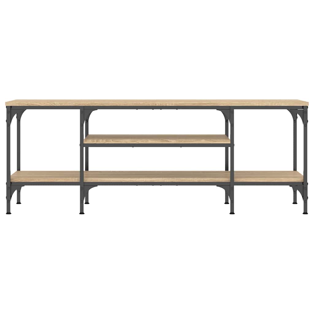 Έπιπλο Τηλεόρασης Sonoma Δρυς 121x35x45 εκ. Επεξ. Ξύλο/Σίδερο