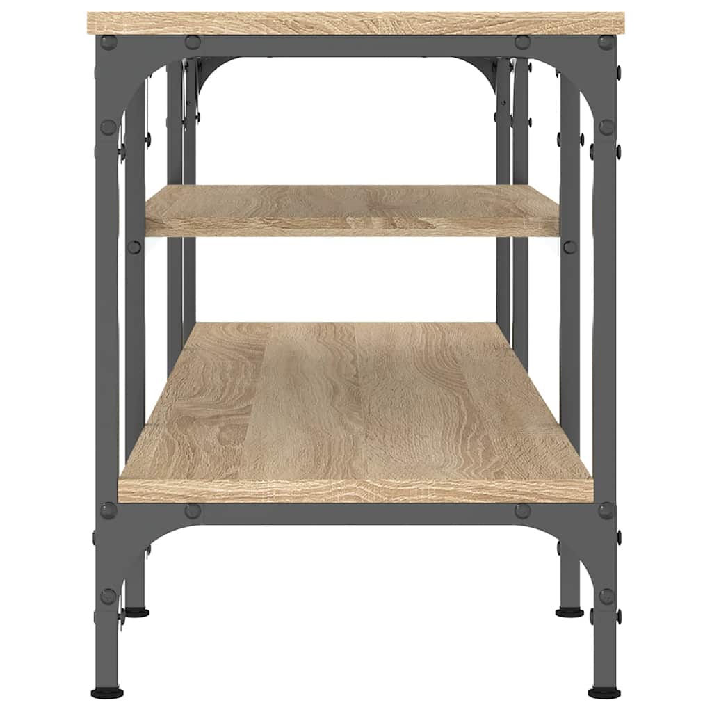 Έπιπλο Τηλεόρασης Sonoma Δρυς 121x35x45 εκ. Επεξ. Ξύλο/Σίδερο