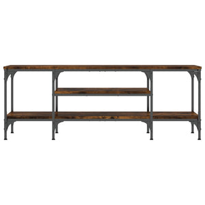 Έπιπλο Τηλεόρασης Καπνιστή Δρυς 121x35x45 εκ. Επεξ. Ξύλο/Σίδερο