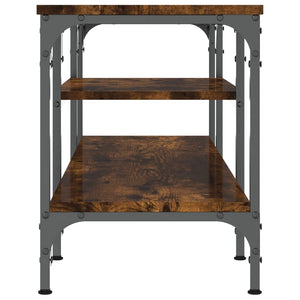 Έπιπλο Τηλεόρασης Καπνιστή Δρυς 121x35x45 εκ. Επεξ. Ξύλο/Σίδερο