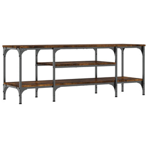 Έπιπλο Τηλεόρασης Καπνιστή Δρυς 121x35x45 εκ. Επεξ. Ξύλο/Σίδερο