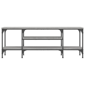 Έπιπλο Τηλεόρασης Sonoma Γκρι 121x35x45 εκ. Επεξ. Ξύλο/Σίδερο