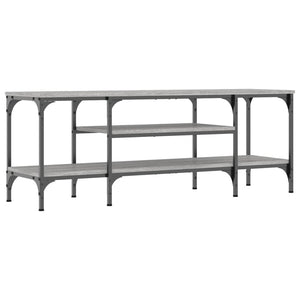 Έπιπλο Τηλεόρασης Sonoma Γκρι 121x35x45 εκ. Επεξ. Ξύλο/Σίδερο