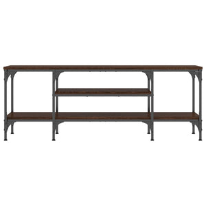 Έπιπλο Τηλεόρασης Καφέ Δρυς 121x35x45 εκ. Επεξ. Ξύλο/Σίδερο