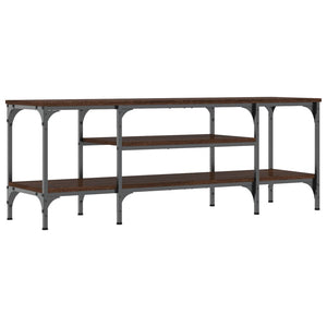 Έπιπλο Τηλεόρασης Καφέ Δρυς 121x35x45 εκ. Επεξ. Ξύλο/Σίδερο