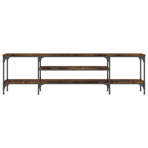 Έπιπλο Τηλεόρασης Καπνιστή Δρυς 161x35x45 εκ. Επεξ. Ξύλο/Σίδερο