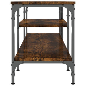 Έπιπλο Τηλεόρασης Καπνιστή Δρυς 161x35x45 εκ. Επεξ. Ξύλο/Σίδερο