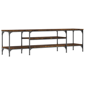Έπιπλο Τηλεόρασης Καπνιστή Δρυς 161x35x45 εκ. Επεξ. Ξύλο/Σίδερο