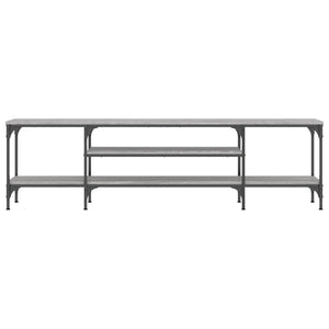 Έπιπλο Τηλεόρασης Sonoma Γκρι 161x35x45 εκ. Επεξ. Ξύλο/Σίδερο