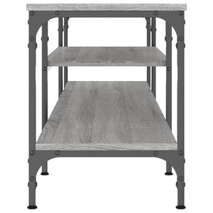 Έπιπλο Τηλεόρασης Sonoma Γκρι 161x35x45 εκ. Επεξ. Ξύλο/Σίδερο