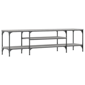 Έπιπλο Τηλεόρασης Sonoma Γκρι 161x35x45 εκ. Επεξ. Ξύλο/Σίδερο