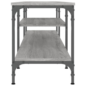 Έπιπλο Τηλεόρασης Sonoma Γκρι 201x35x45 εκ. Επεξ. Ξύλο/Σίδερο