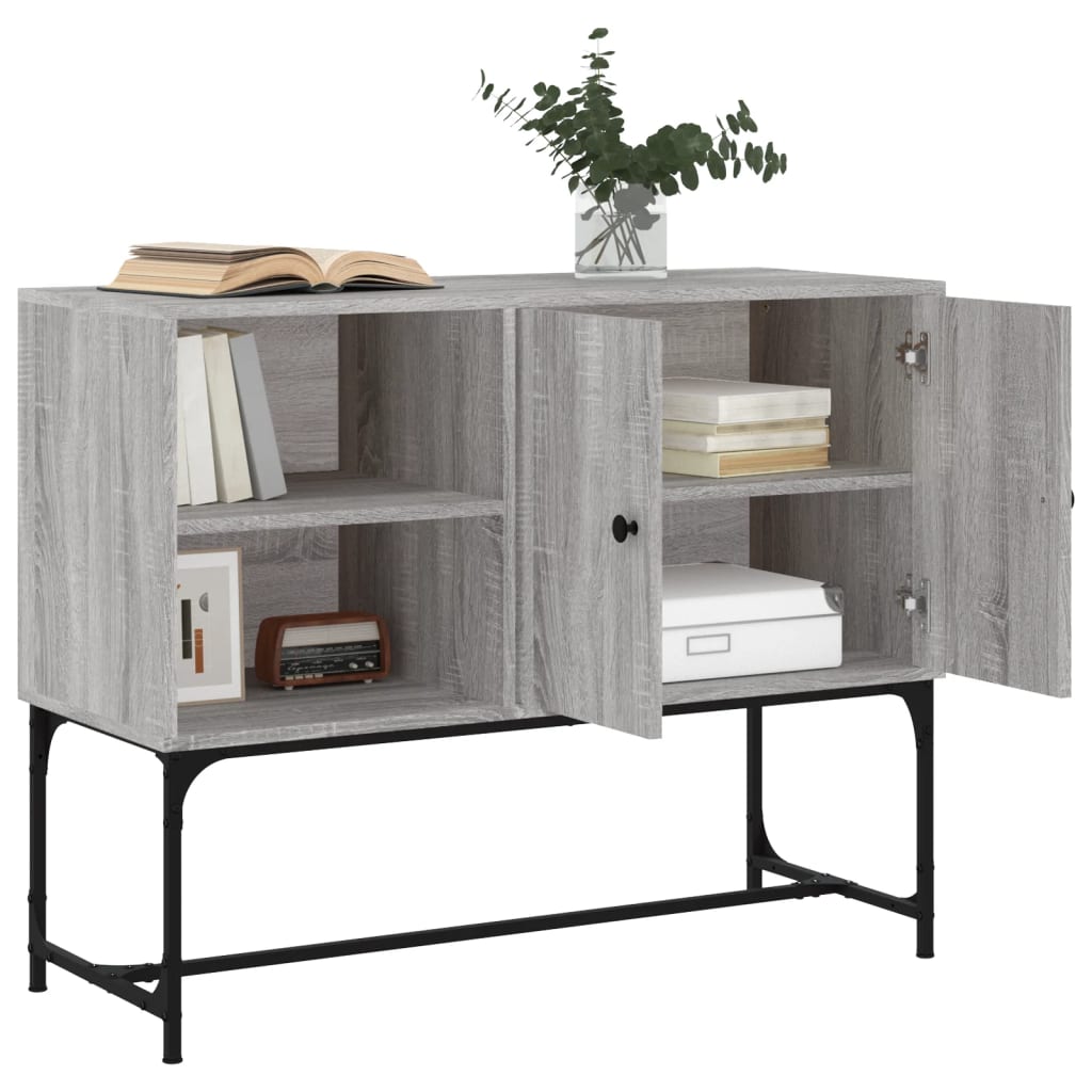 Ντουλάπι Γκρι Sonoma 100x40x79,5 εκ. από Επεξεργασμένο Ξύλο
