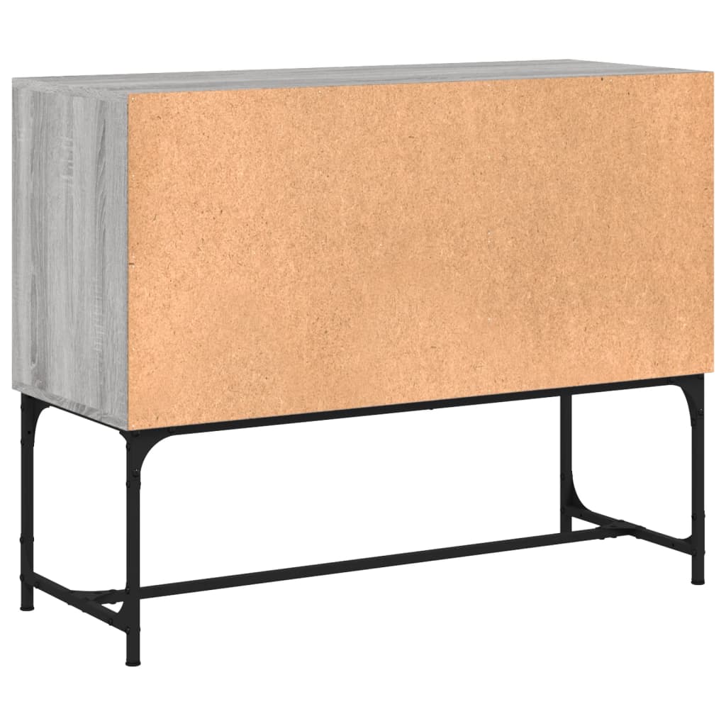 Ντουλάπι Γκρι Sonoma 100x40x79,5 εκ. από Επεξεργασμένο Ξύλο