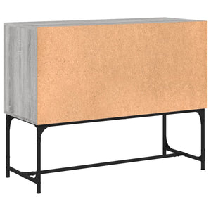 Ντουλάπι Γκρι Sonoma 100x40x79,5 εκ. από Επεξεργασμένο Ξύλο