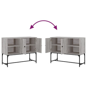 Ντουλάπι Γκρι Sonoma 100x40x79,5 εκ. από Επεξεργασμένο Ξύλο