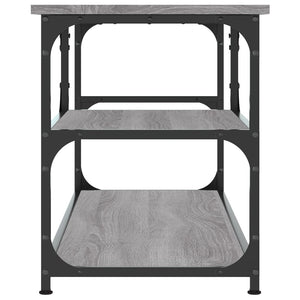 Έπιπλο Τηλεόρασης Γκρι Sonoma 103x38x46,5 εκ. Επεξ. Ξύλο/Ατσάλι
