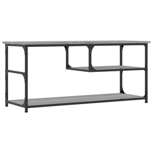 Έπιπλο Τηλεόρασης Γκρι Sonoma 103x38x46,5 εκ. Επεξ. Ξύλο/Ατσάλι