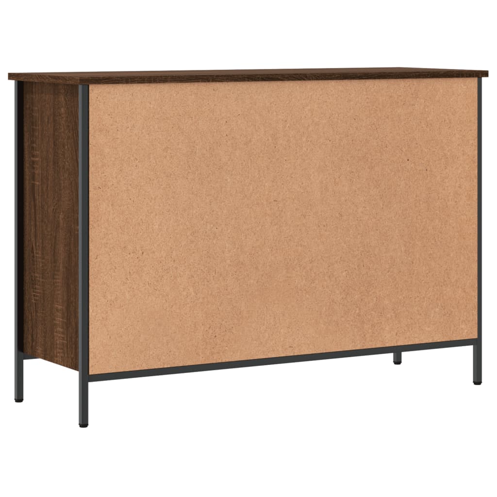 Παπουτσοθήκη Καφέ Δρυς 100 x 35 x 70 εκ. από Επεξεργασμένο Ξύλο - Pakobazaar