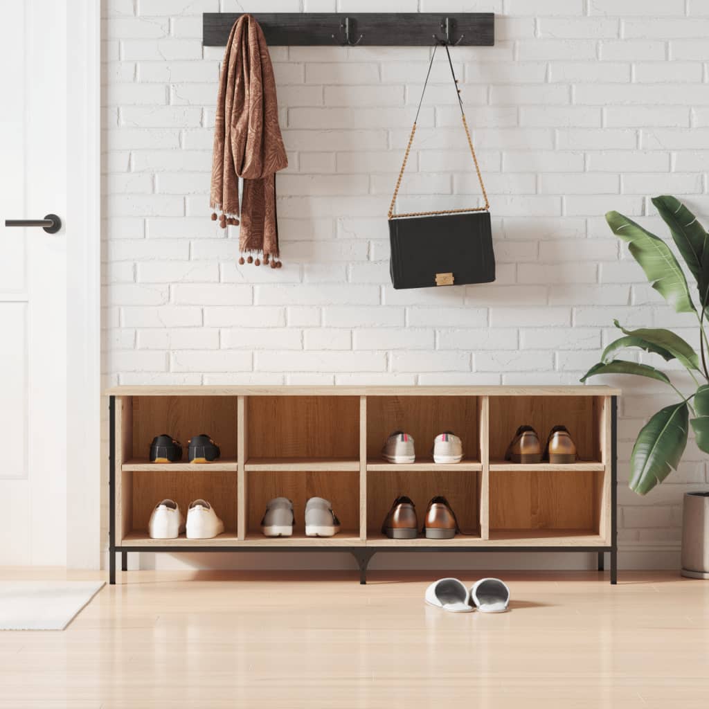 Παπουτσοθήκη Sonoma Δρυς 131 x 35 x 50 εκ. από Επεξεργ. Ξύλο - Pakobazaar