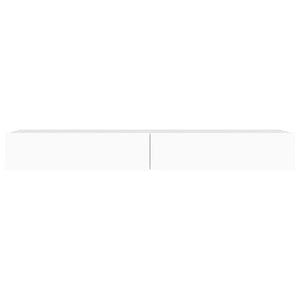 Έπιπλο Τηλεόρασης με LED Λευκό 120 x 35 x 15,5 εκ. - Pakobazaar