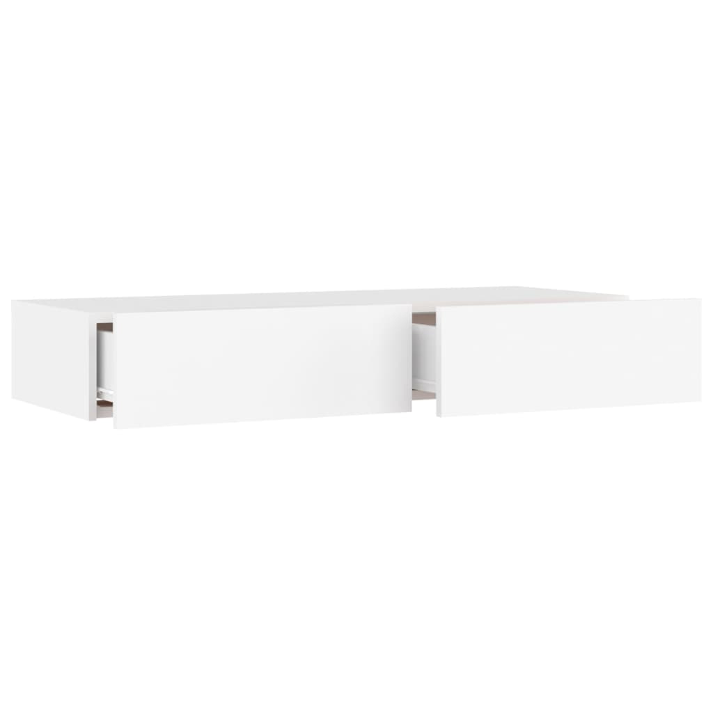 Έπιπλο Τηλεόρασης με LED Λευκό 90x35x15,5 εκ. - Pakobazaar
