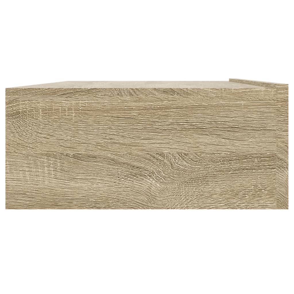 Έπιπλο Τηλεόρασης με LED Sonoma Δρυς 90 x 35 x 15,5 εκ. - Pakobazaar