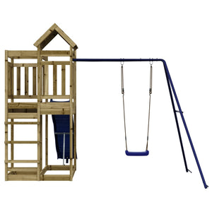 Παιδική Χαρά Εξωτερικού Χώρου από Εμποτισμένο Ξύλο Πεύκου