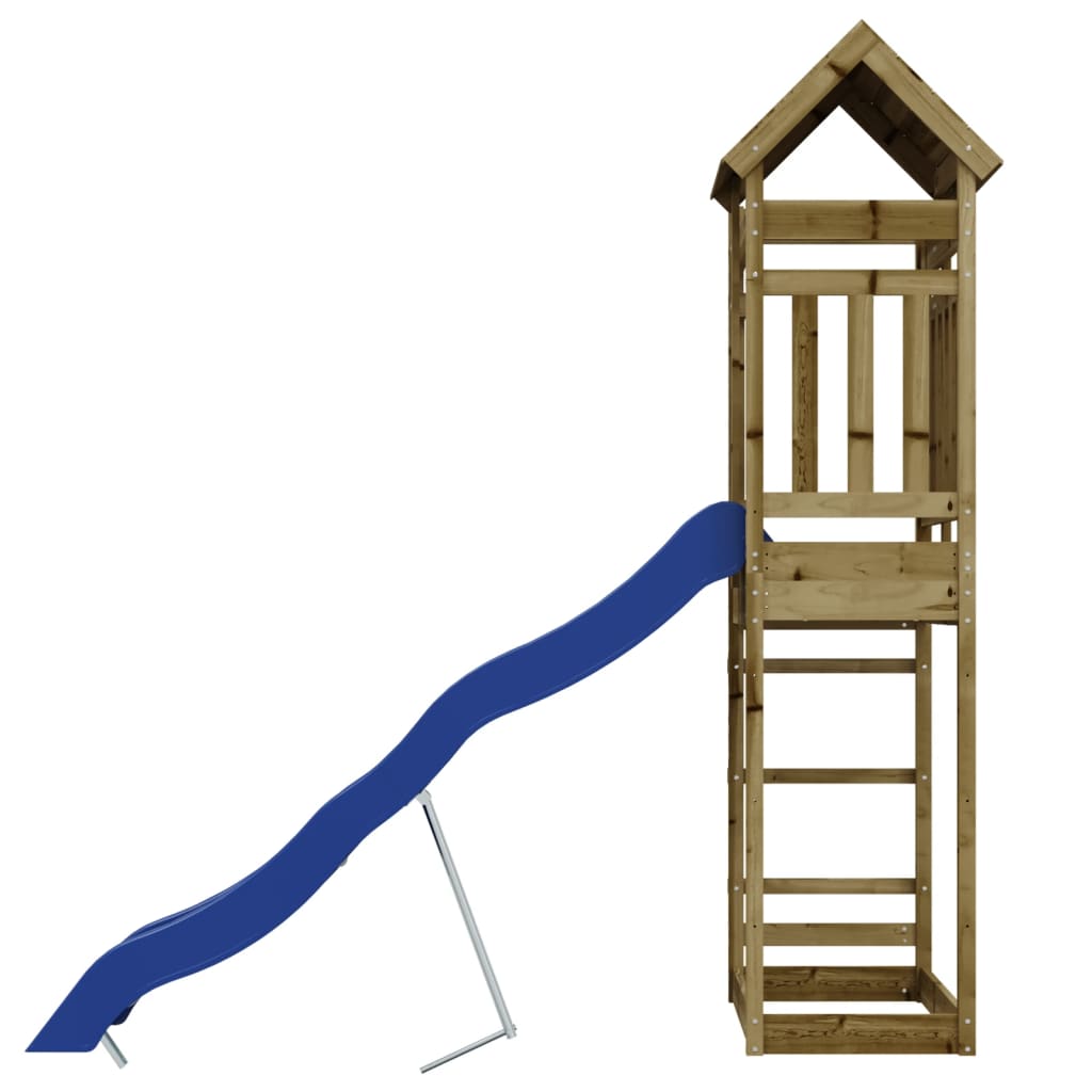 Παιδική Χαρά Εξωτερικού Χώρου από Εμποτισμένο Ξύλο Πεύκου - Pakobazaar