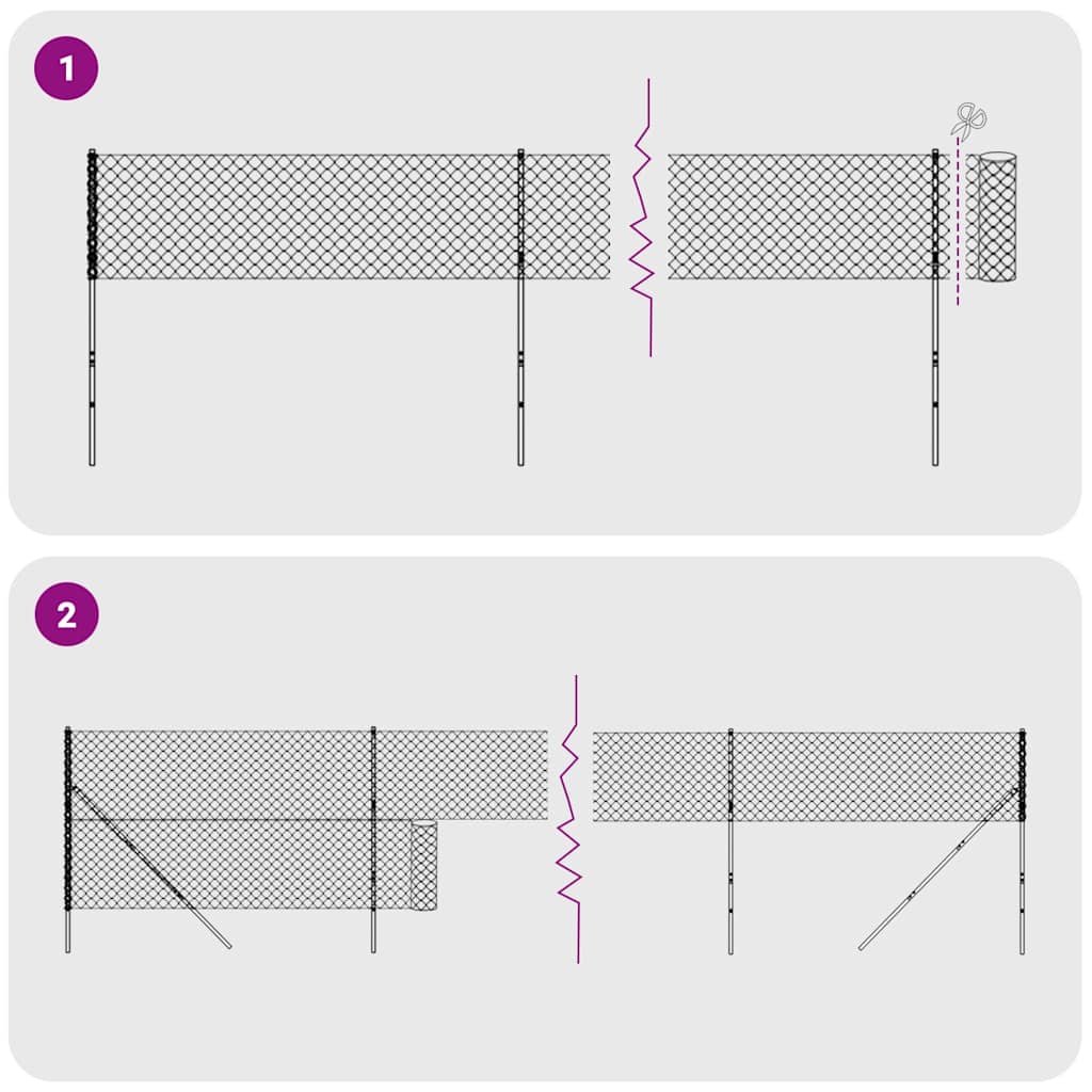 Συρματόπλεγμα Περίφραξης Πράσινο 2x10 μ. Γαλβανισμένο Ατσάλι - PAKOBAZAAR