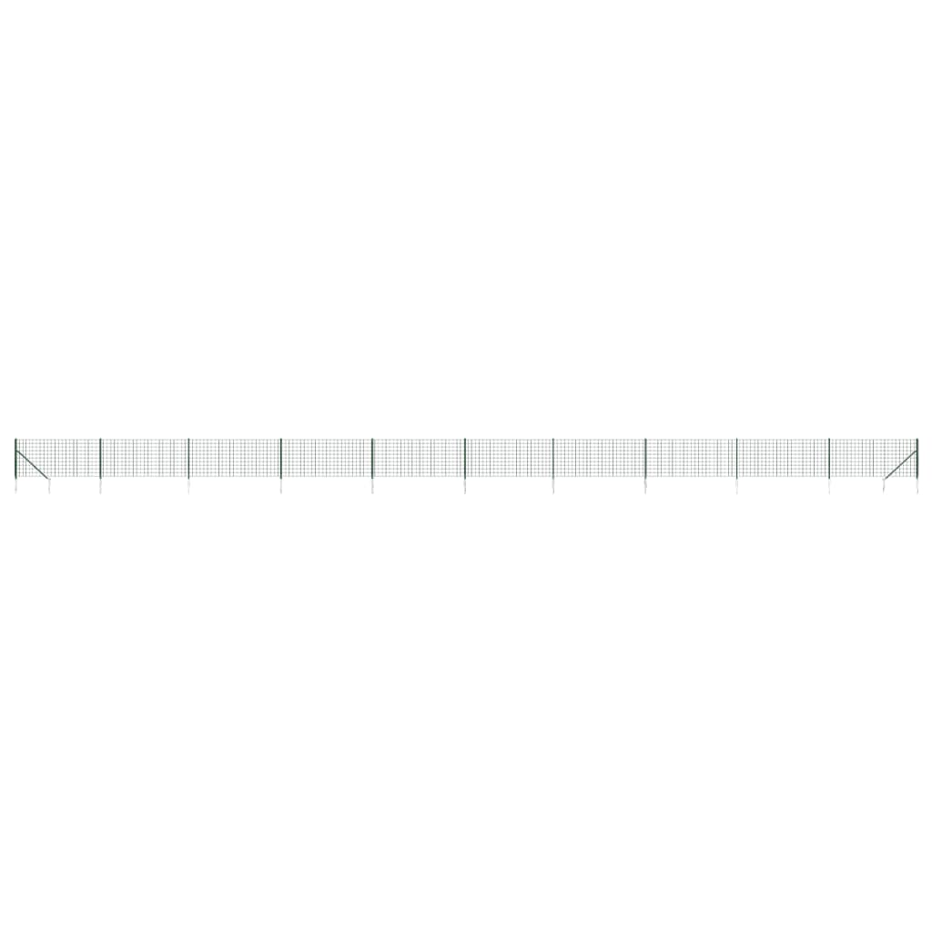 Συρματόπλεγμα Περίφραξης Πράσινο 1,1 x 25 μ. με Καρφωτές Βάσεις - Pakobazaar