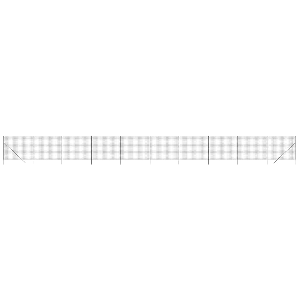 Συρματόπλεγμα Περίφραξης Ανθρακί 2,2x25 μ. Γαλβανισμένο Ατσάλι
