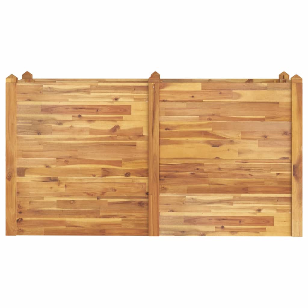 Ζαρντινιέρα Υπερυψωμένη 160 x 60 x 84 εκ. Μασίφ Ξύλο Ακακίας - Pakobazaar