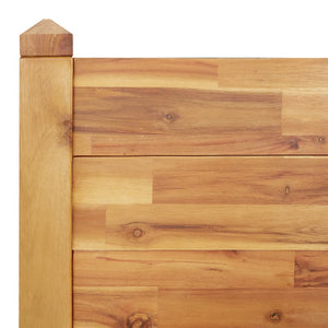 Ζαρντινιέρα Υπερυψωμένη 160 x 60 x 84 εκ. Μασίφ Ξύλο Ακακίας - Pakobazaar