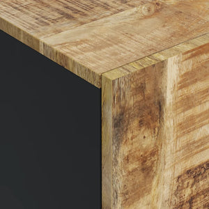 Ντουλάπι με 4 Πόρτες 60 x 33 x 75 εκ. από Μασίφ Ξύλο Μάνγκο
