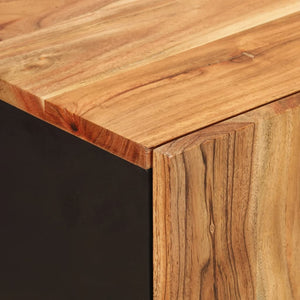 Ντουλάπι με 4 Πόρτες 60 x 33 x 75 εκ. από Μασίφ Ξύλο Ακακίας